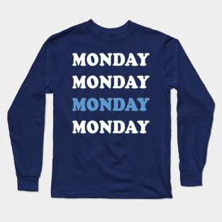 Blue Monday January SAD Observance Long Sleeve T-Shirt